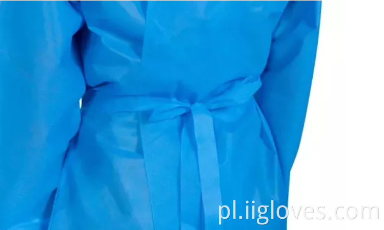 Osolacja izolacja izolacji odzieży 60 GSM laminowana suknia izolacyjna